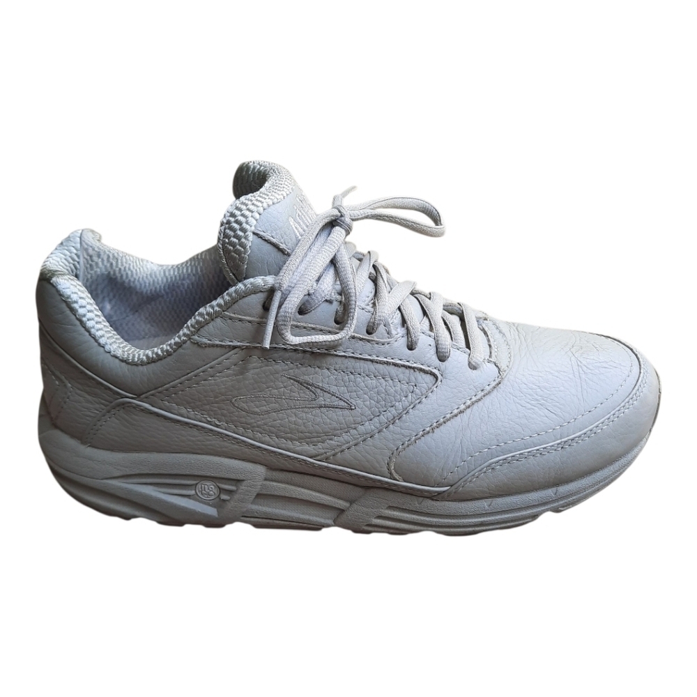 Brooks Addiction Walking Shoes Bone Leather Orthopedic Comfort Shoes Size 9 Wide